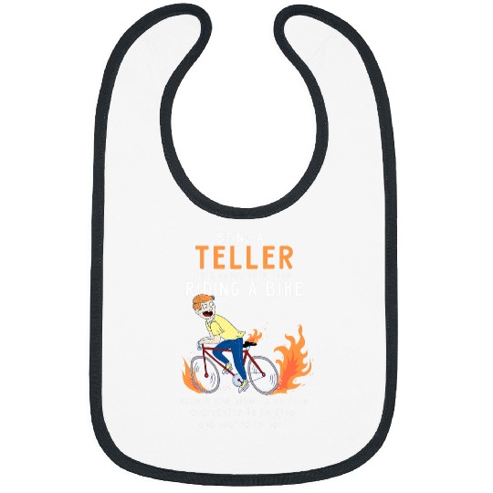Teller Like Riding Bike Cyclist Funny Bibs