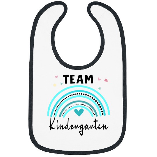 Kindergarten Teacher Team Kindergarten Rainbow Cute Bibs