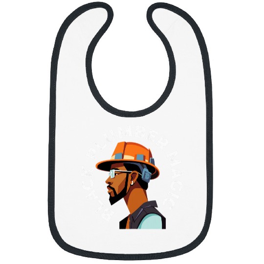 Black Plumber African American Plumbing Black History Month 9 Bibs