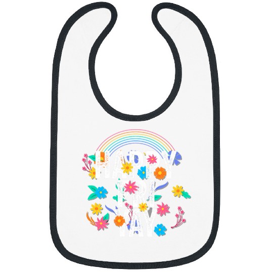 Happy FriYay Friday Lovers Fun Teacher TGIF Flower 2 Bibs