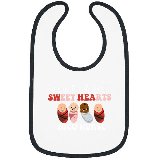 Caring For The Cutest Sweethearts Nicu nurses Valentines Day 1 Bibs