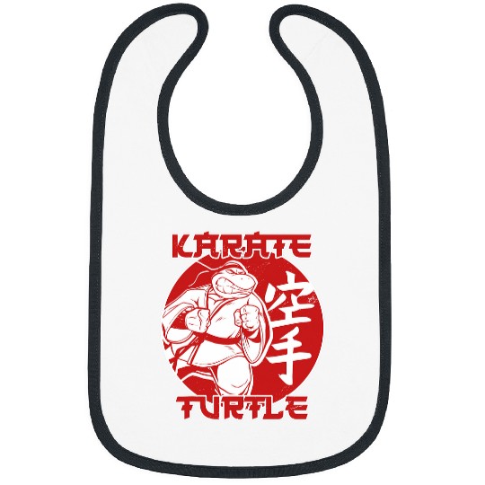 Karate Turtle Environment Warrior Environmentalist Turtle Bibs