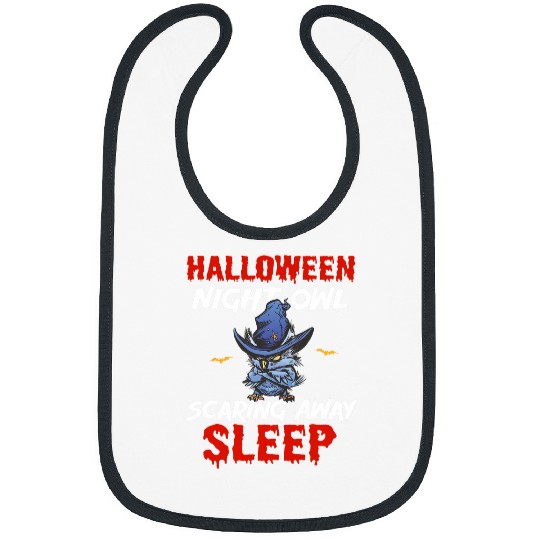 Halloween Night Shift Worker Graveyard Duty Spooky Bibs