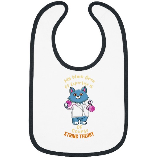 Cat Owner Yarn Lover Future Physicist Physics Student Bibs