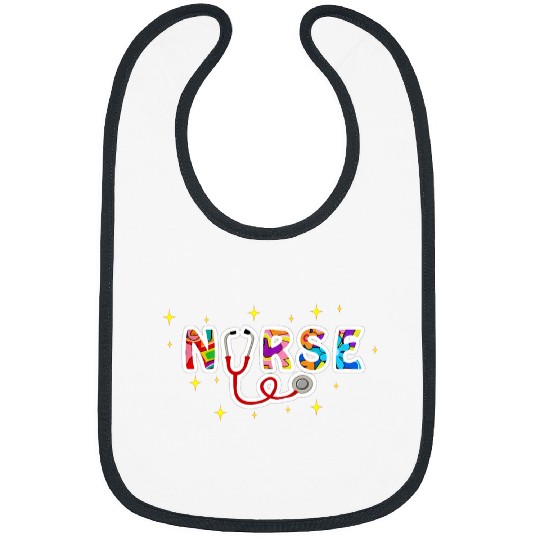 nurses Cute Health Worker Nursing Merry Christmas Bibs