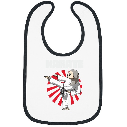 Funny Sloth Karate Bibs