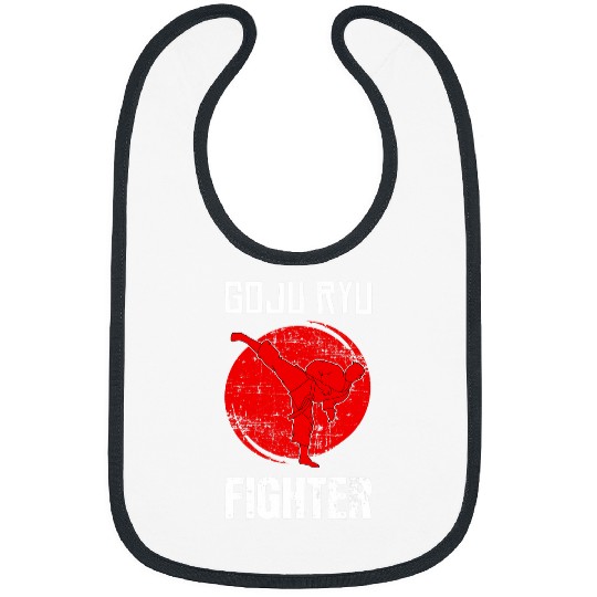Japanese Okinawan Karate Goju Ryu Fighter Martial Arts Bibs
