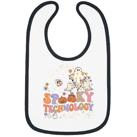 In My Spooky Technology Teacher Era Back To School Halloween Bibs