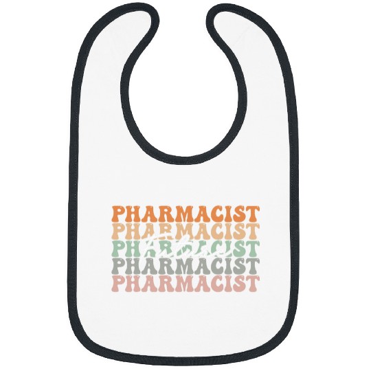 Future Pharmacist Pharmacy Student Retro Design Women Men Bibs