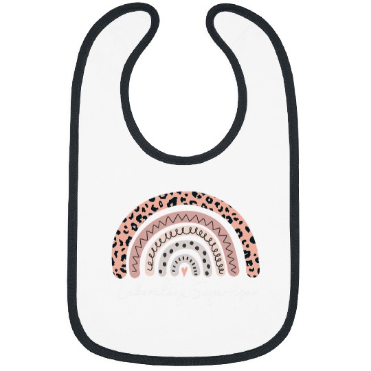 Laboratory Supervisor Leopard Rainbow Appreciation Bibs