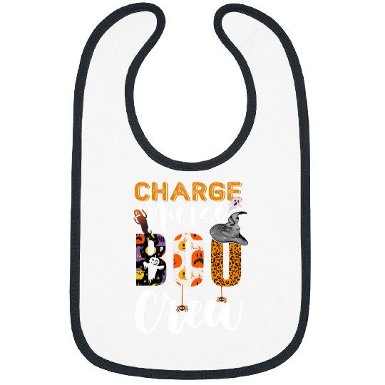 Charge nurses Boo Crew Halloween Matching Chief Nursing Bibs