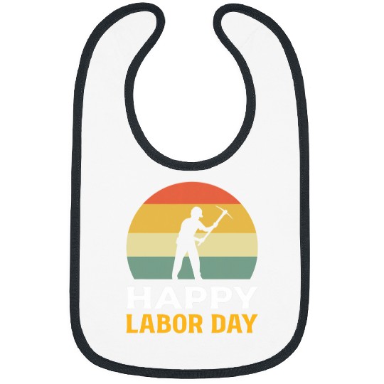 Happy Labor Day Construction Worker Bibs