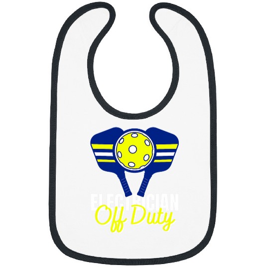 Electrician OffDuty Funny Electric Pickleball Lover Bibs