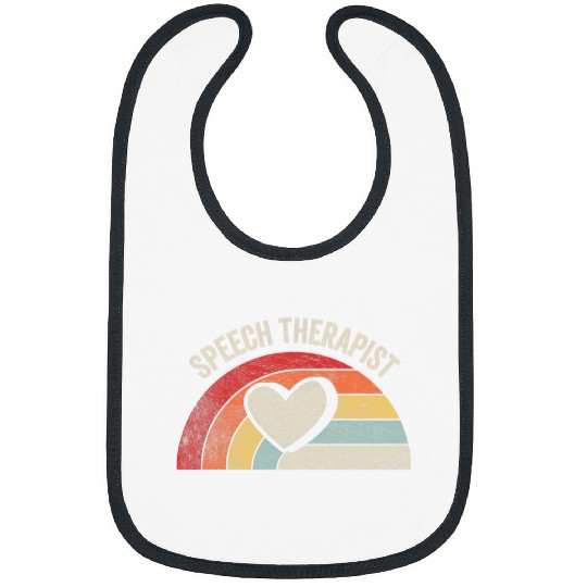 Retro vintages Speech Therapis Speech Pathology Gift 7 Bibs
