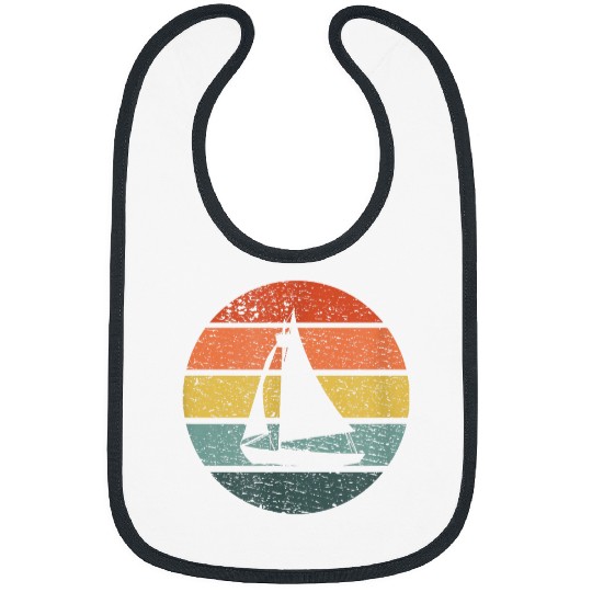 Sailing 60s 70s Style Design Retro Boat Sailor Bibs