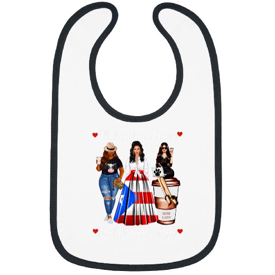 Womens Puerto Rican Style Veterinarian Queen Puerto Rico Vet Funny Bibs