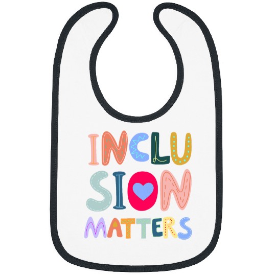 Inclusion Matters Autism Awareness Special Education Teacher Bibs