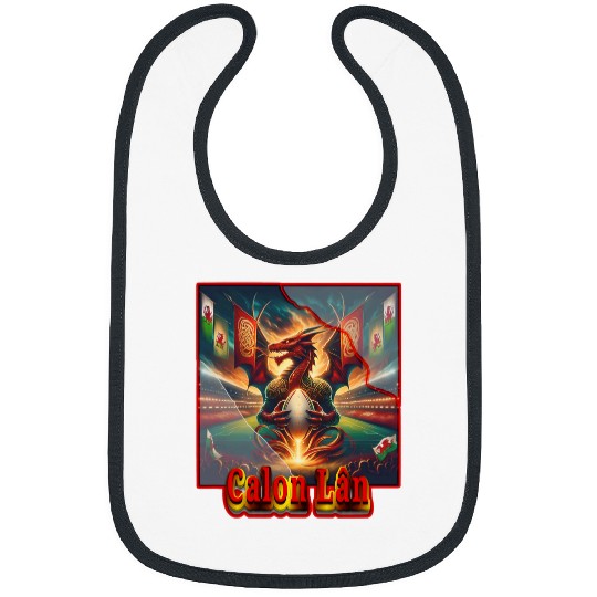 Calon Lan Spirit Welsh Rugby Anthem Inspired Bibs
