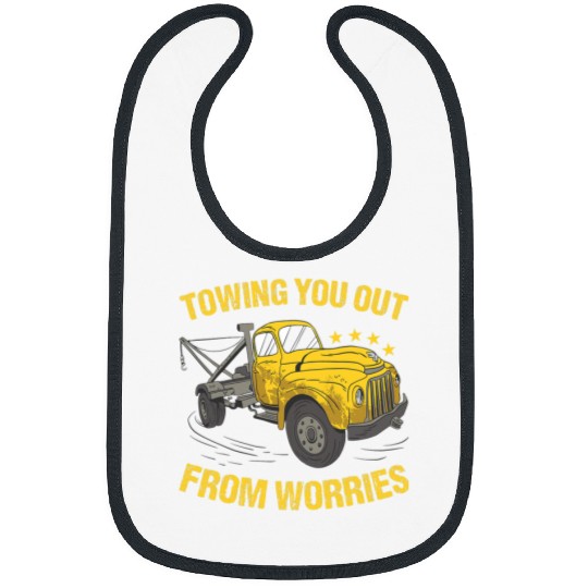 Towing You Out From Worries Tow Truck Operator Bibs