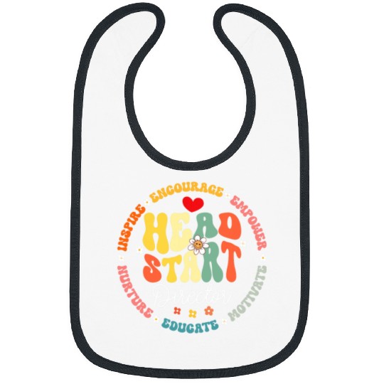 Head Start Director Life Teacher Headstart Back To School Bibs