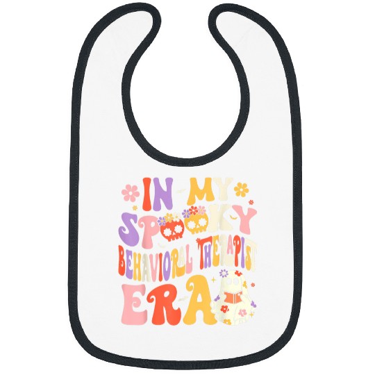 In My Spooky Behavioral Therapist Era Groovy ghosts Halloween Bibs