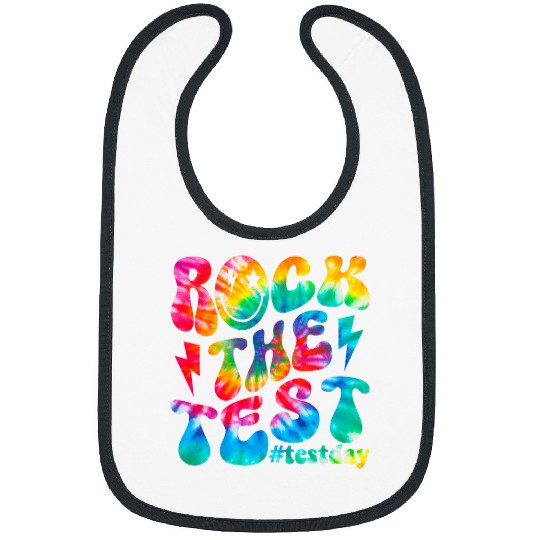 rock test testing day motivational teacher student Bibs