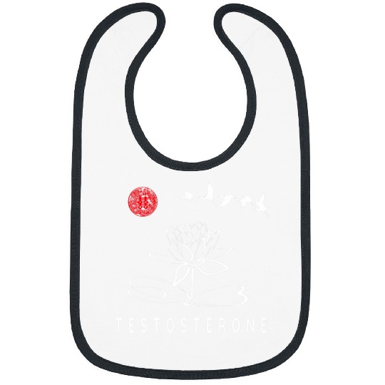 Testosterone Therapy Classic Lotus Healers Design Bibs