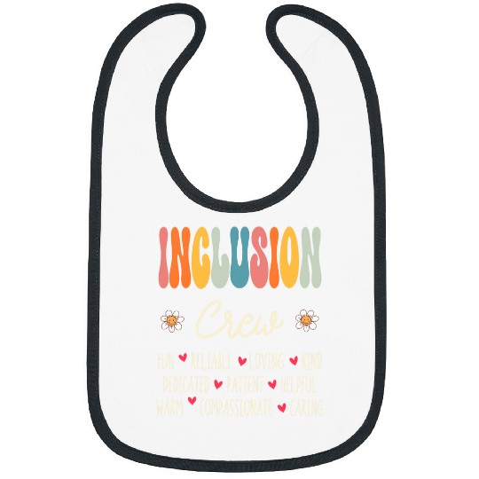 Inclusion Crew Appreciation Week Back to School Bibs