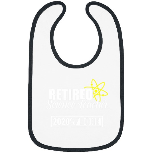 Retired Science Teacher Done School Retirement Gift DA1 Bibs