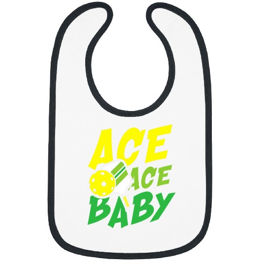 Ace ace baby for a Pickleball player Bibs