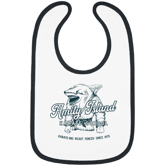 AMITY ISLAND KARATE SCHOOL MEN FUNNY UNISEX Bibs