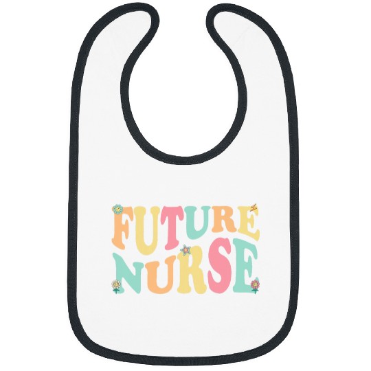 Future nurses Retro Groovy Nursing Student Future nurses Bibs
