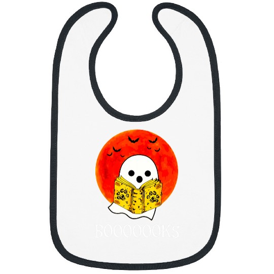 halloween booooks ghosts boo read books library 1 Bibs