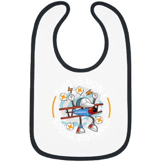 Future Pilot Aviation Airplane Airline Aviator Lifestyle 2 Bibs