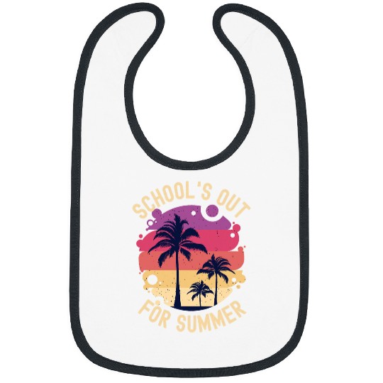 Last Day Of School Schools Out For Summer Teacher vintages 1 Bibs