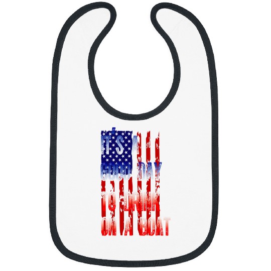 Its A Good Day To Drink On A Boat vintages 4Th Of July Bibs