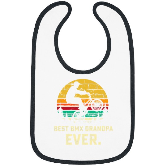 bests BMX Grandpa Gift Bmxer Bike Riding Biker Bike Rider Bibs