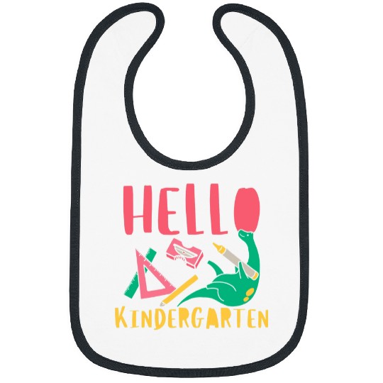 Hello Kindergarten Student Teacher Back To School 1 Bibs