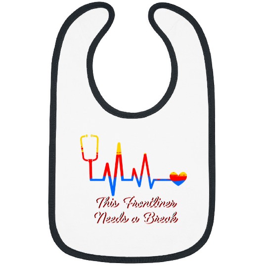 This Frontliner Needs a Break Doctor medicals Staff Physician 2 Bibs