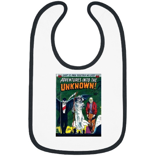 Halloween Horror vintages Vampire Grim Reaper Comic Book Bibs