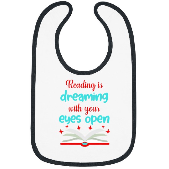 Funny Book Lover Gift Reading Teacher Ladies Nerd Gift 1 Bibs