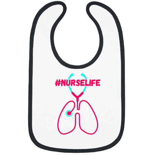 Respiratory Therapist Stethoscope Lungs nurses Week Bibs