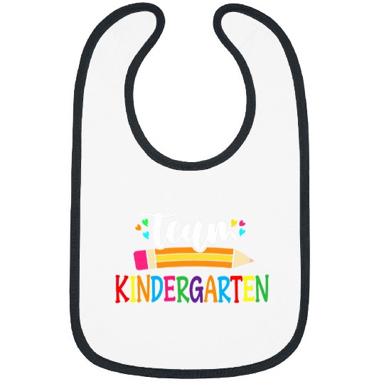 Team Kindergarten Teacher Students Back To School Novelty Bibs