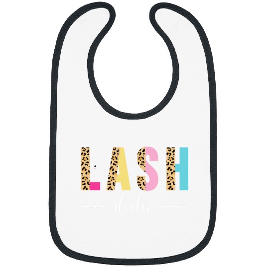 Leopard Print Lash dealers Lash Therapist Eyelashes Woman Bibs