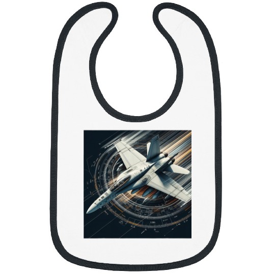 F18 FA18 Super Hornet Fighter Jet Naval Aviation Pilot Bibs