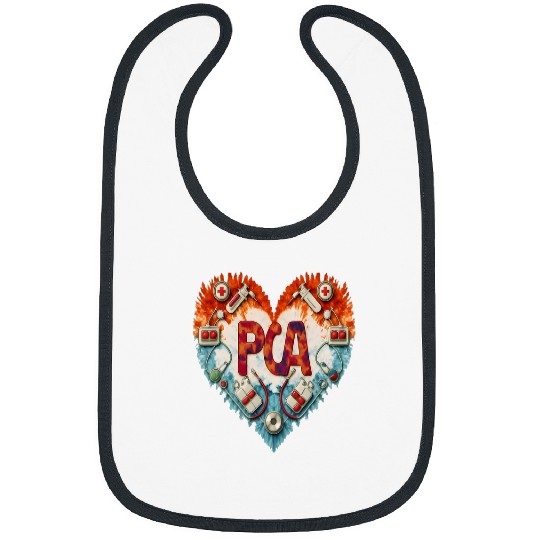 Tie Dye PCA Cute nurses Day CNA RN nurses Week Nursing Bibs