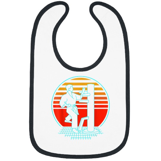 Retro 70s 80s Martial Arts Dummy Wing Chun Bibs