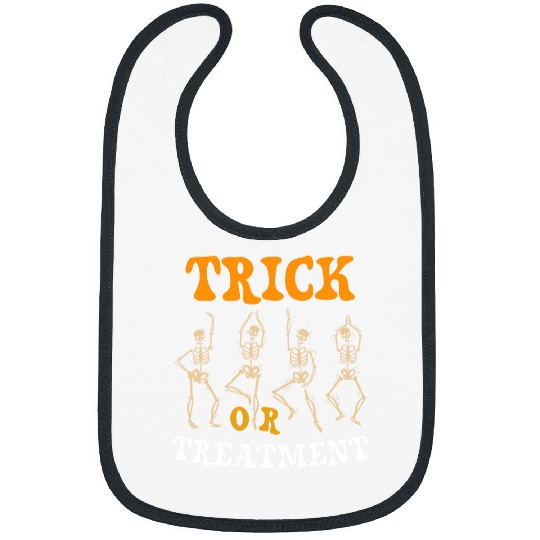 Trick Or Treatment Physical Therapy Skeletons PT Halloween 2 Bibs
