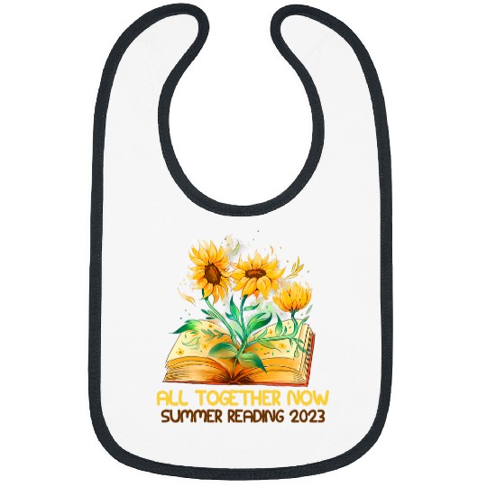 All Together Now Summer Reading Rainbow Hand Book Lover Bibs