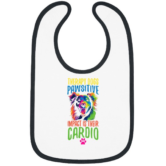 Therapist Pawsitive Impact Is Their Cardio Therapy Dog Bibs